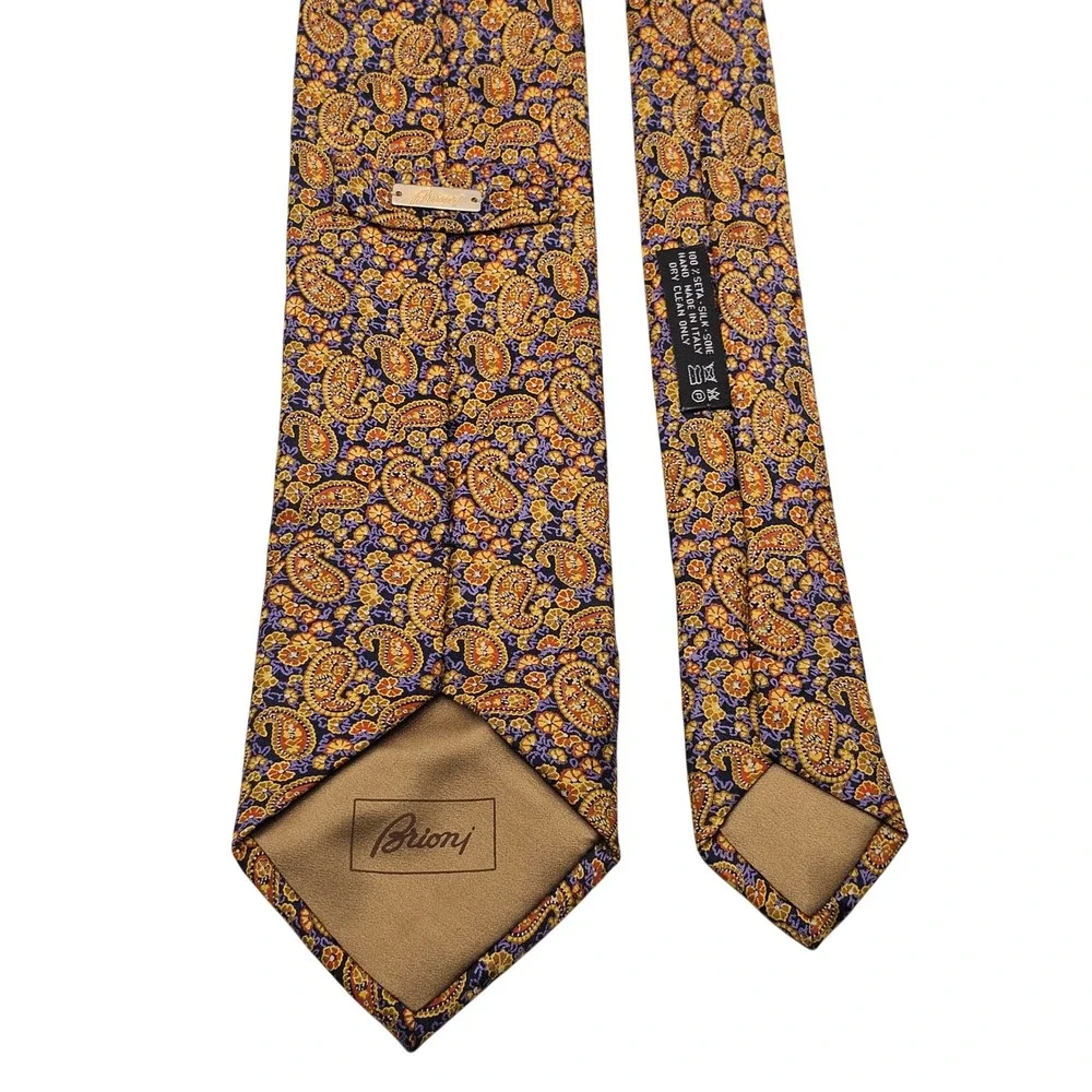 Brioni necktie handcrafted